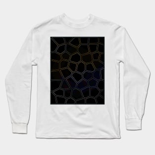 Cell Pattern Long Sleeve T-Shirt